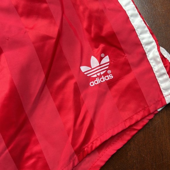 Vintage Red Adidas Soccer Shorts - Picture 4 of 4